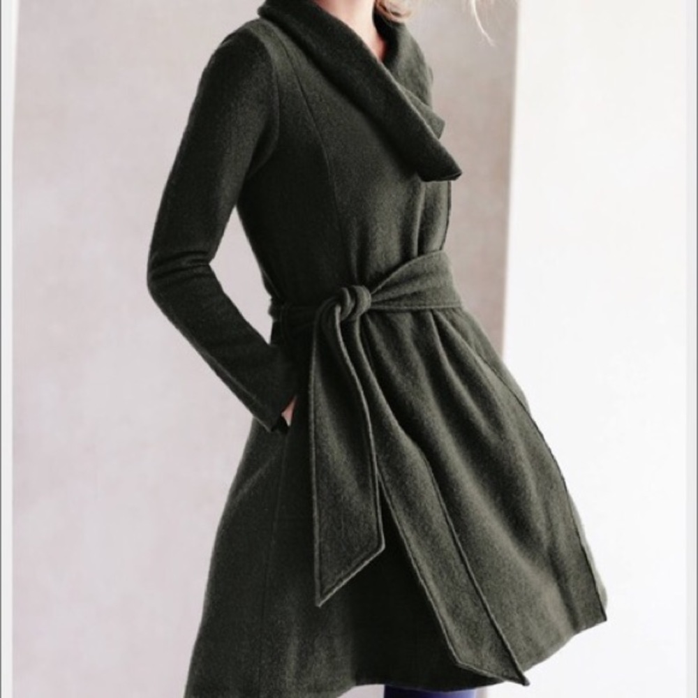 Anthropologie Wool Sweater Coat / Size XS